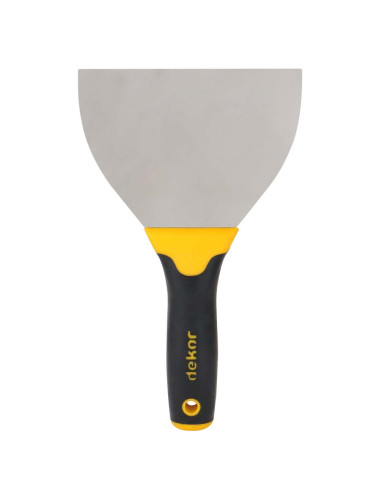 037 STAINLESS STEEL SCRAPER PLASTIC HANDLE 6"