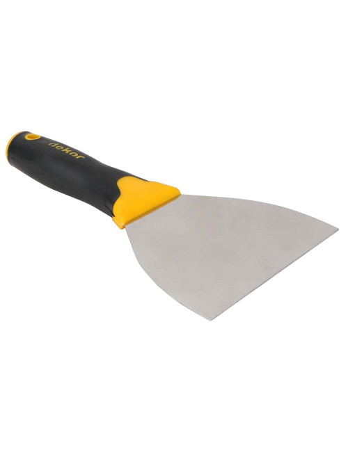 037 STAINLESS STEEL SCRAPER PLASTIC HANDLE 6"