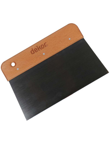 042 WIDE SCRAPER WOODEN HANDLE 22 CM