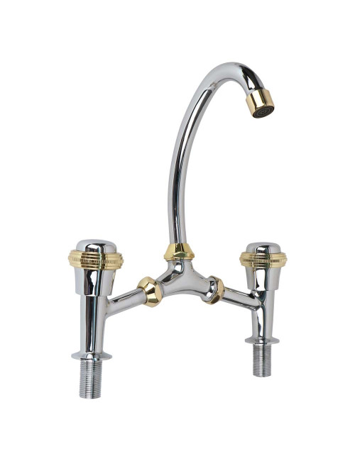 EM005 EMIR BASIN FAUCET DOUBLE HANDLE