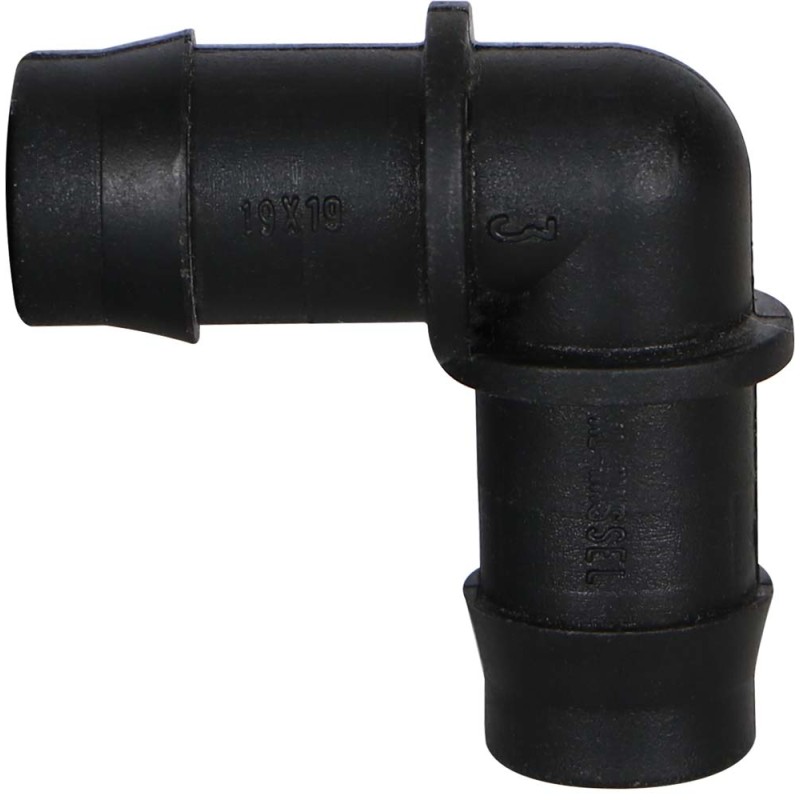 ELBOW HOSE BLACK 19 MM