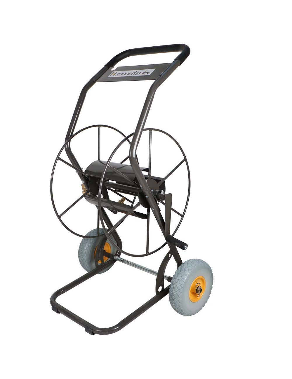 HOSE REEL WITH 2 TUBELESS WHEELS DIA. 28 MM 85 MTR