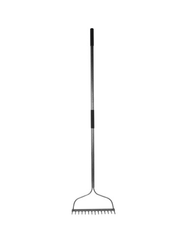 CRM001-14ML-A RAKE WITH METAL HANDLE ONE END GRIP 14T