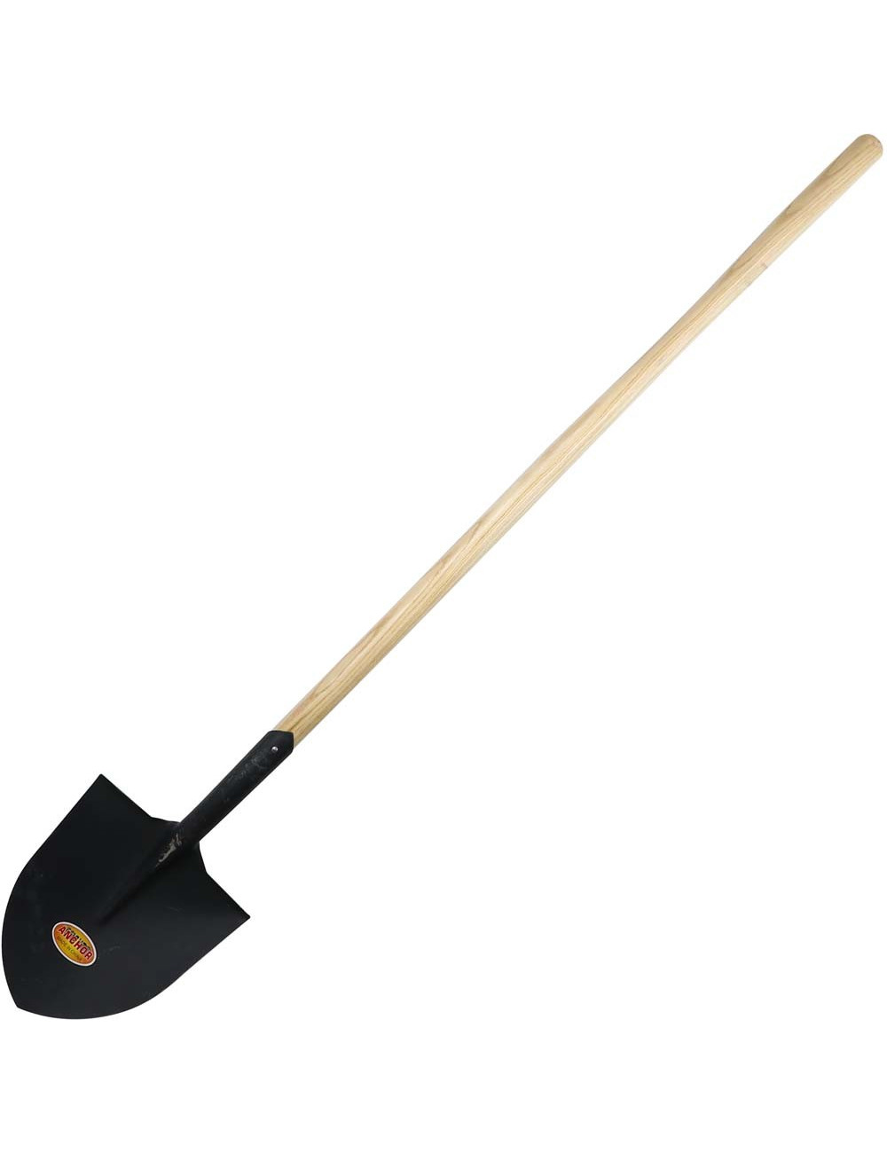 ROUND SHOVEL WITH WOODEN HANDLE