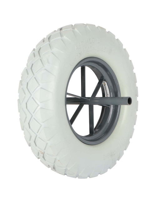 TUBELESS WHEEL GREY 16 x 4" FOR WHEELBARROW