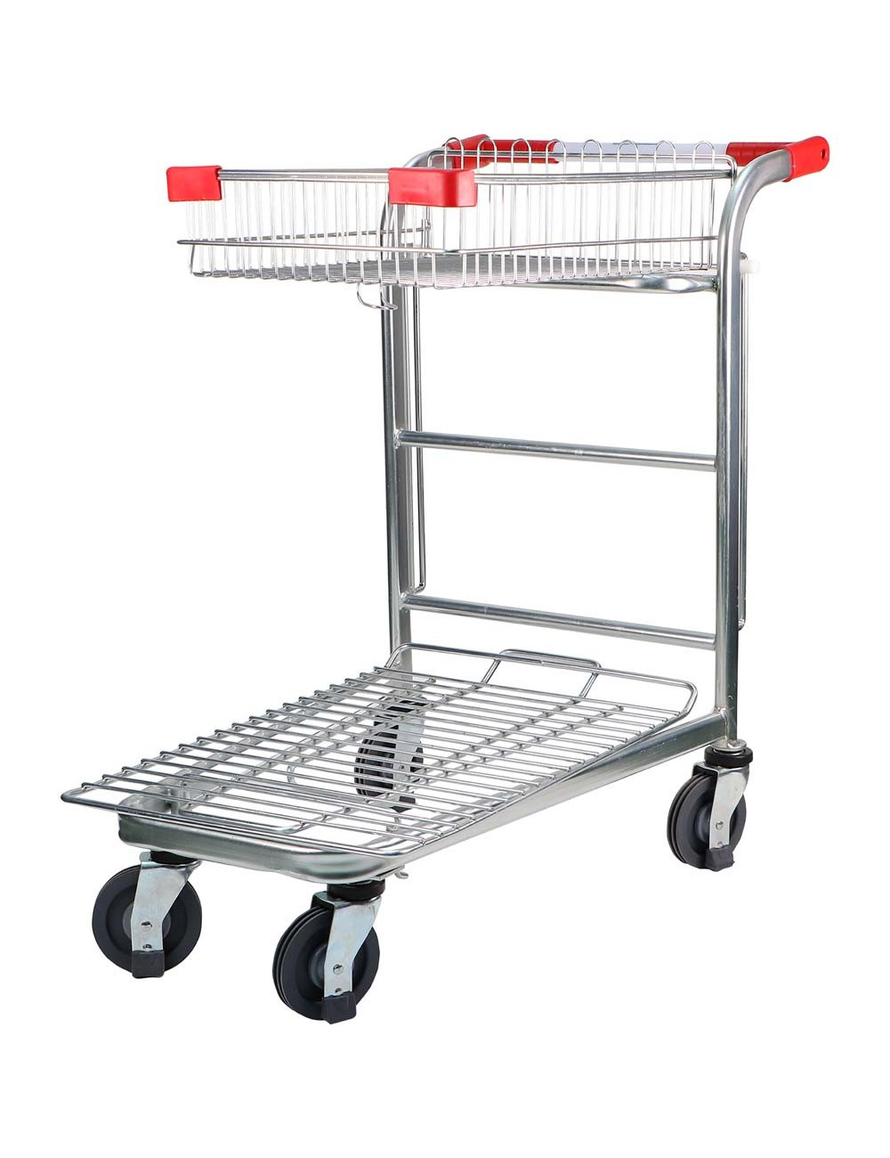 THT-TWT05 WAREHOUSE TROLLEY 1010x530x935 MM 5" WHEEL
