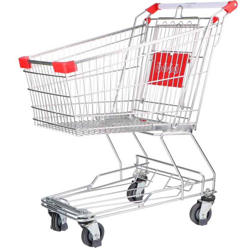 THT-TAS03 SHOPPING TROLLEY 860 X 525 X 970 MM 4" WHEEL