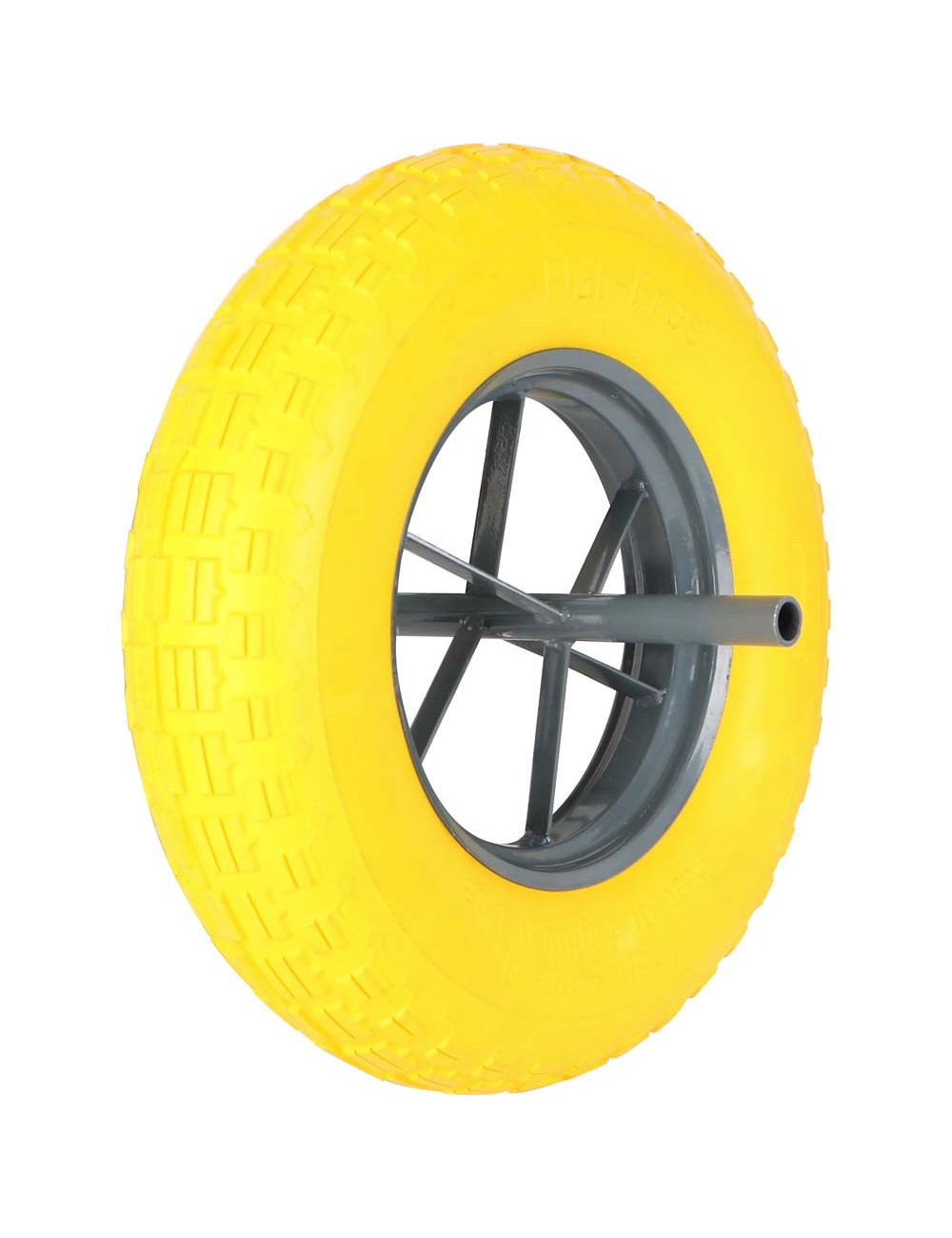 TUBELESS WHEEL 16 x 4" FOR WHEELBARROW BLOCK TYPE H.D.