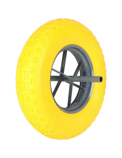 TUBELESS WHEEL 16 x 4" FOR WHEELBARROW BLOCK TYPE H.D.