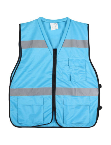 H.D جاكيت سلامة ازرق فسفوري CHN