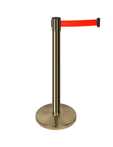 عامود حاجز مطار احمر ذهبي