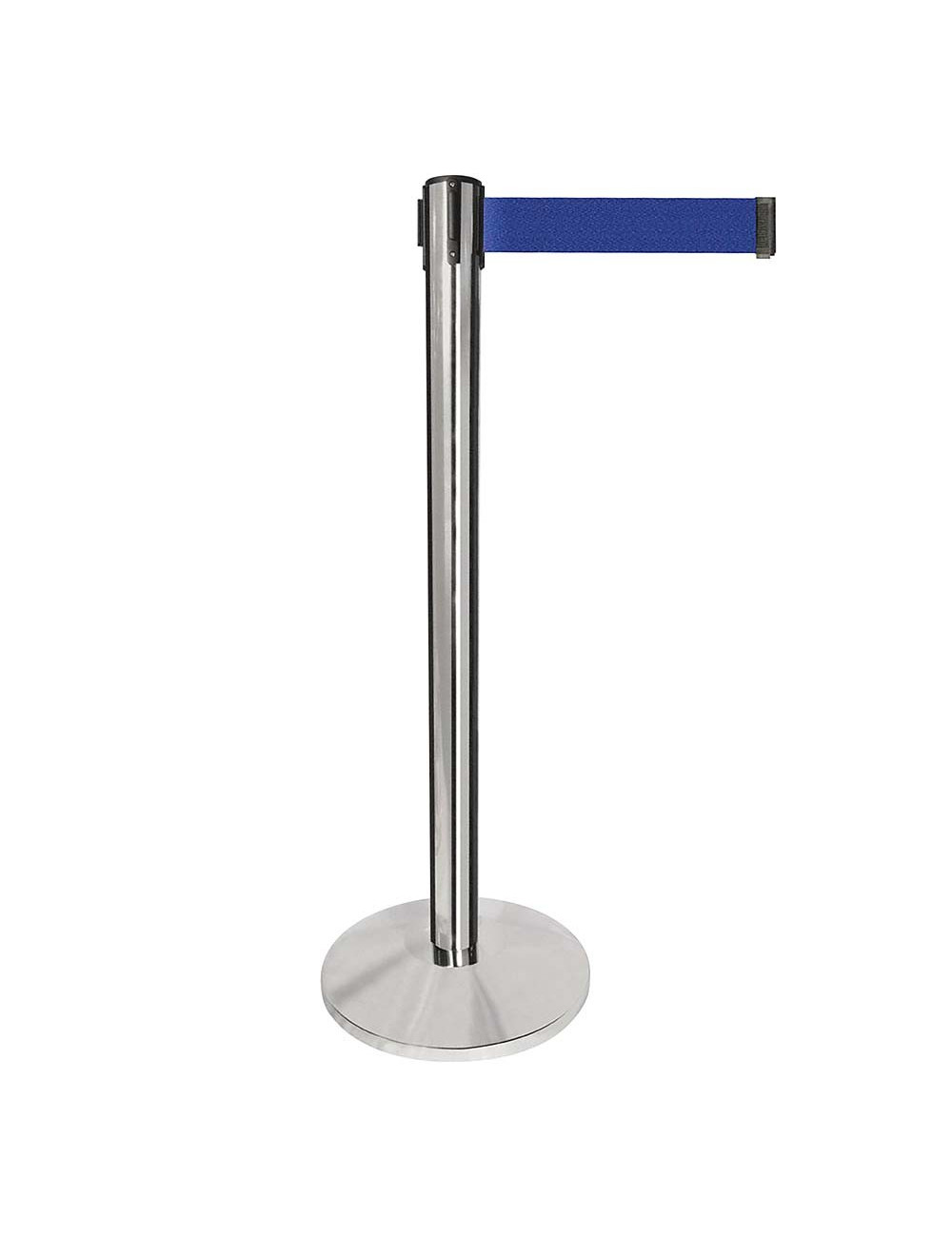 SILVER POST WITH BLUE BELT