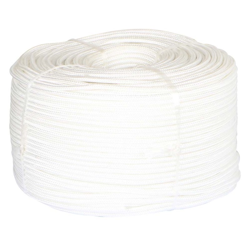 SILK ROPE BRAIDED 16 STRAND 5 MM x 200 YDS