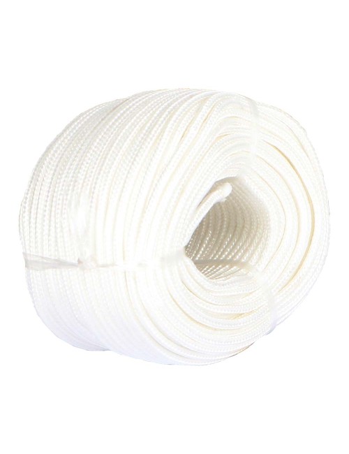 SILK ROPE BRAIDED 16 STRAND 4 MM x 50 YDS