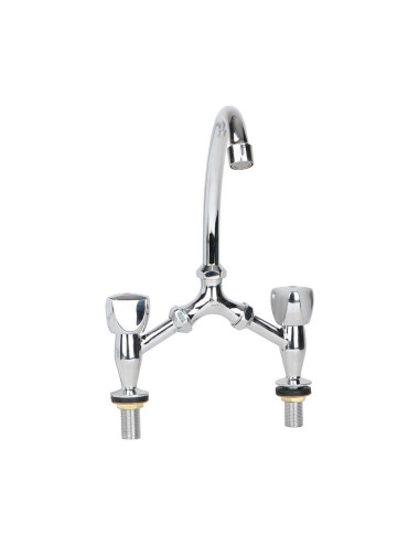 خلاط مغسلة 2 فتحة جسر IND