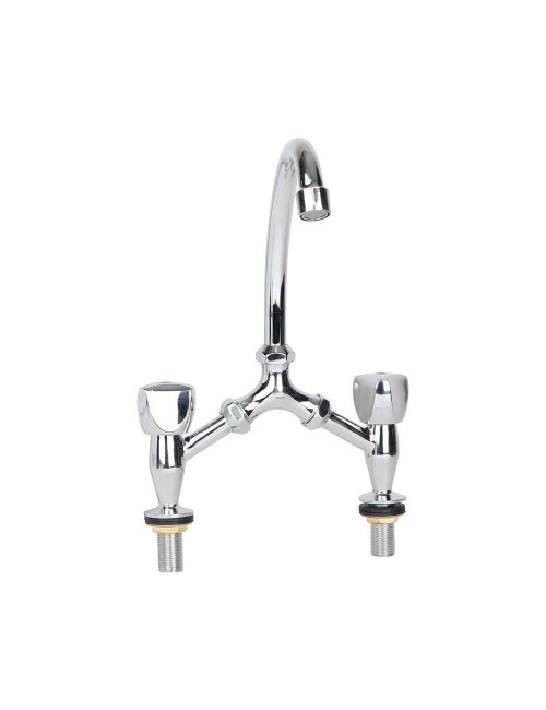 01-03-GFL BRIDGE TYPE SINK MIXER FAUCET DOUBLE HANDLE
