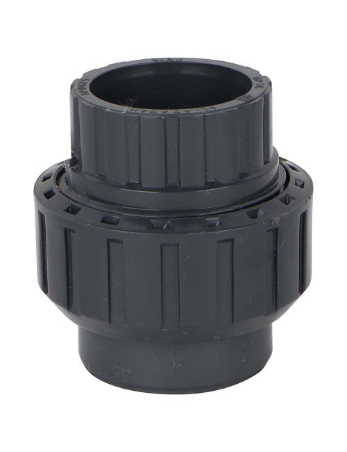 PVC METRIC PRESSURE PIPE PLAIN UNION 1"