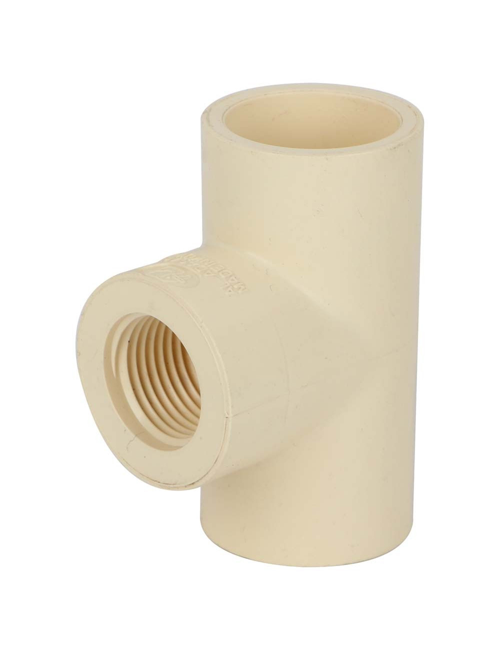 PVC THREADED TEE 1/2" x 3/4"