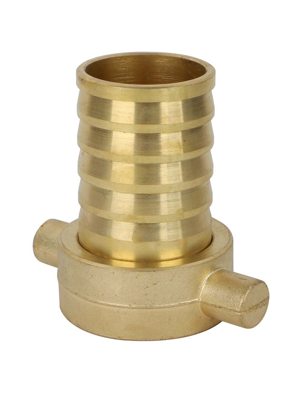 BRASS FEMALE PART WITH RING 2"