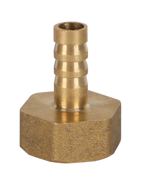BRASS HOSE NIPPLE FM 3/4" 10 MM