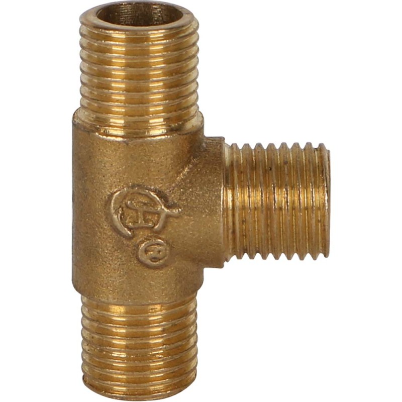 1/4"×10MM تي نحاس سن خارجي CHN