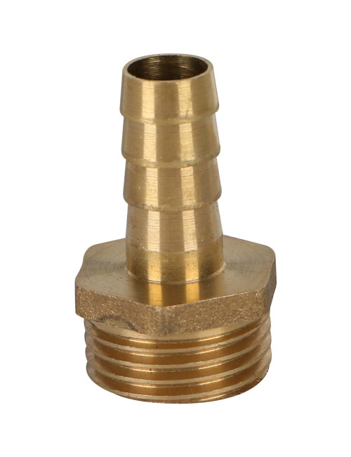 BRASS NIPPLE M 1/2" 10 MM
