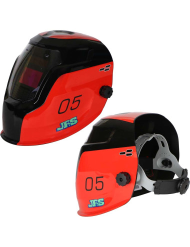 ZAM-115-1 WELDING HELMET RED