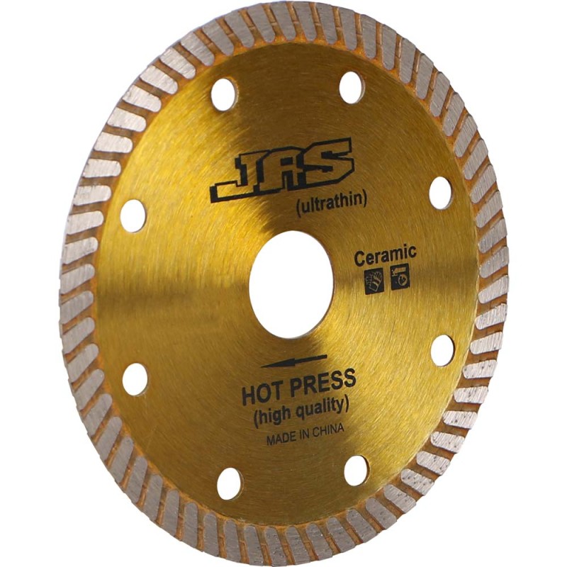 DIAMOND CUTTING DISC FOR CERAMIC 4" x 7 x 1.2 MM
