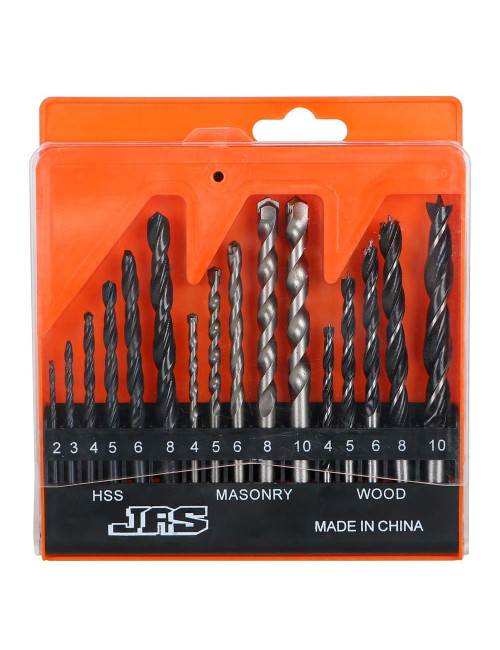 COMBINATION DRILL BIT 16 PCS/SET 2-10 MM