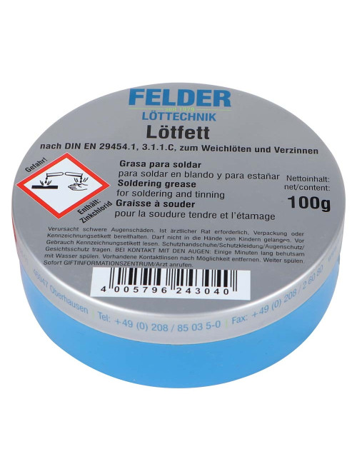 FELDER SOLDERING GREASE 100 GM