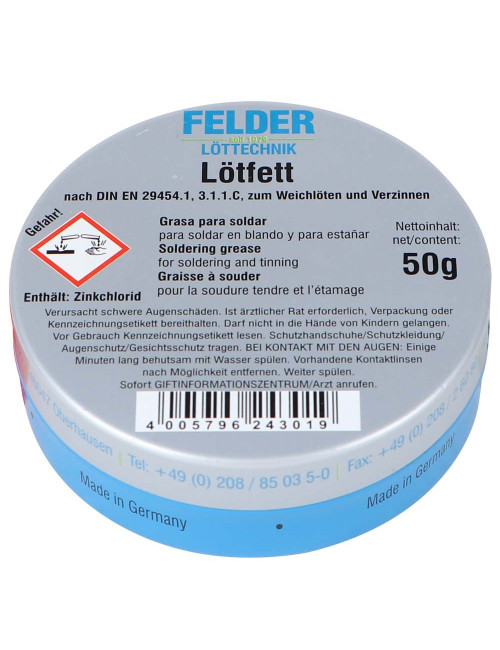 FELDER SOLDERING GREASE 50 GMS