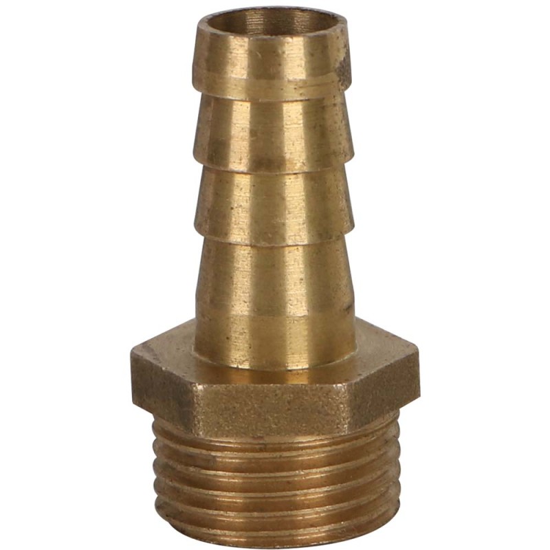 BRASS COMPRESSURE NIPPLE MALE 3/8" 10 MM