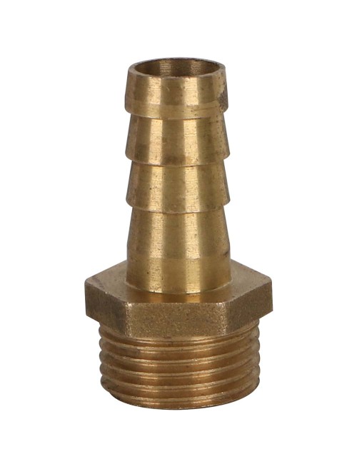 BRASS COMPRESSURE NIPPLE MALE 3/8" 10 MM