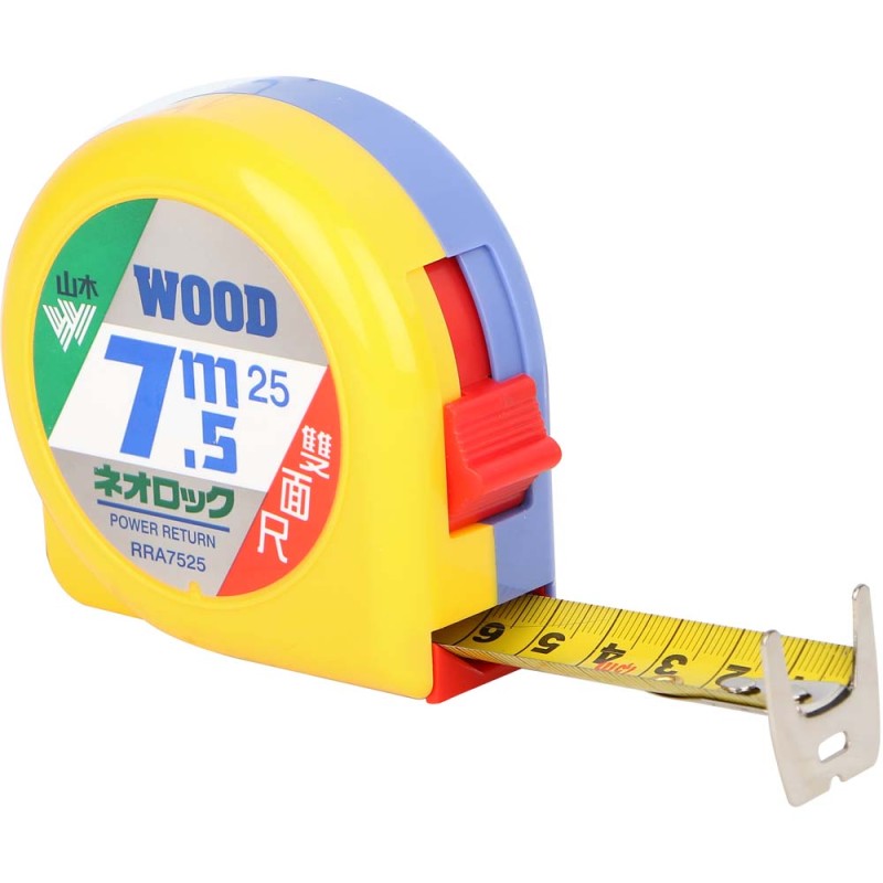 WOOD RRA7525 STEEL MEASURING TAPE 7.5 MTR x 25 MM