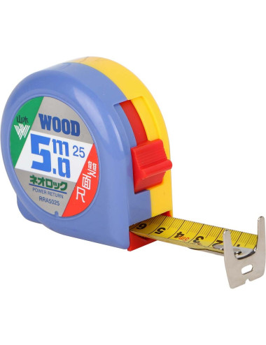 WOOD RRA5025 STEEL MEASURING TAPE 5 MTR x 25 MM