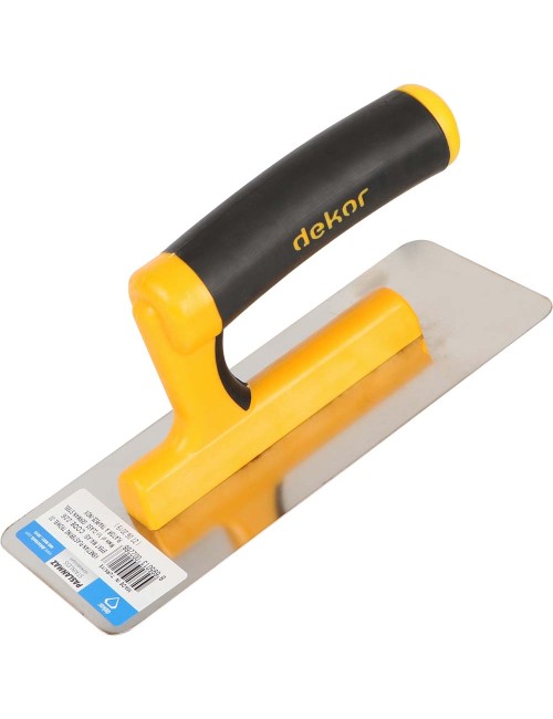 226 PLASTER TROWEL STAINLESS STEEL PLASTIC HANDLE 20 CM