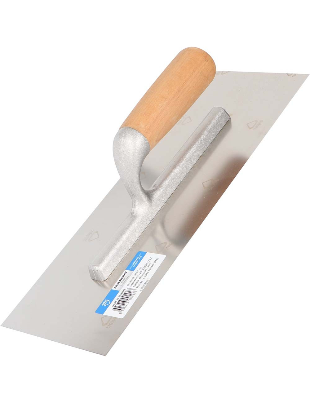 292 PLASTER TROWEL STAINLESS STEEL WOODEN HANDLE 35 CM