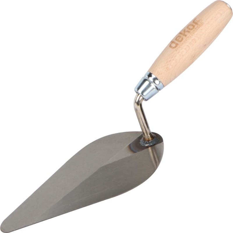 071 TONGUE TROWEL WOODEN HANDLE 20 CM