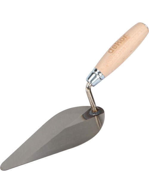 071 TONGUE TROWEL WOODEN HANDLE 20 CM
