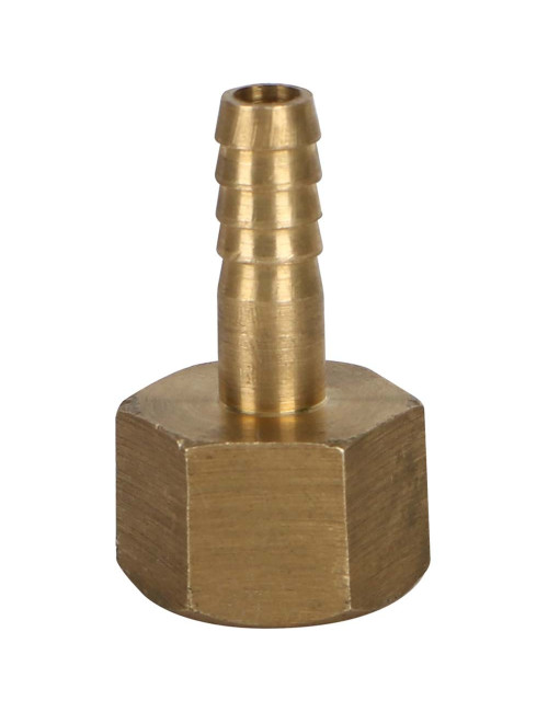 BRASS FEMALE THREADED NIPPLE 1/2"