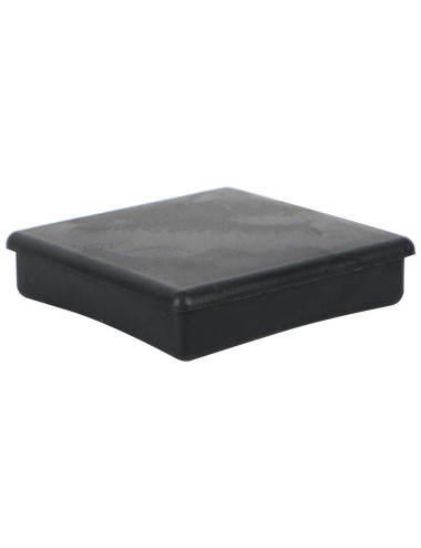 SQUARE PLASTIC INSERT TUBE BLACK 80 x 80 MM