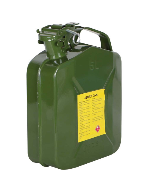SPR11B METAL JERRY CAN GREEN 5 LTR