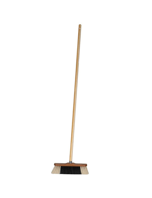 INDOOR SOFT BROOM WITH WOODEN HANDLE 120 CM