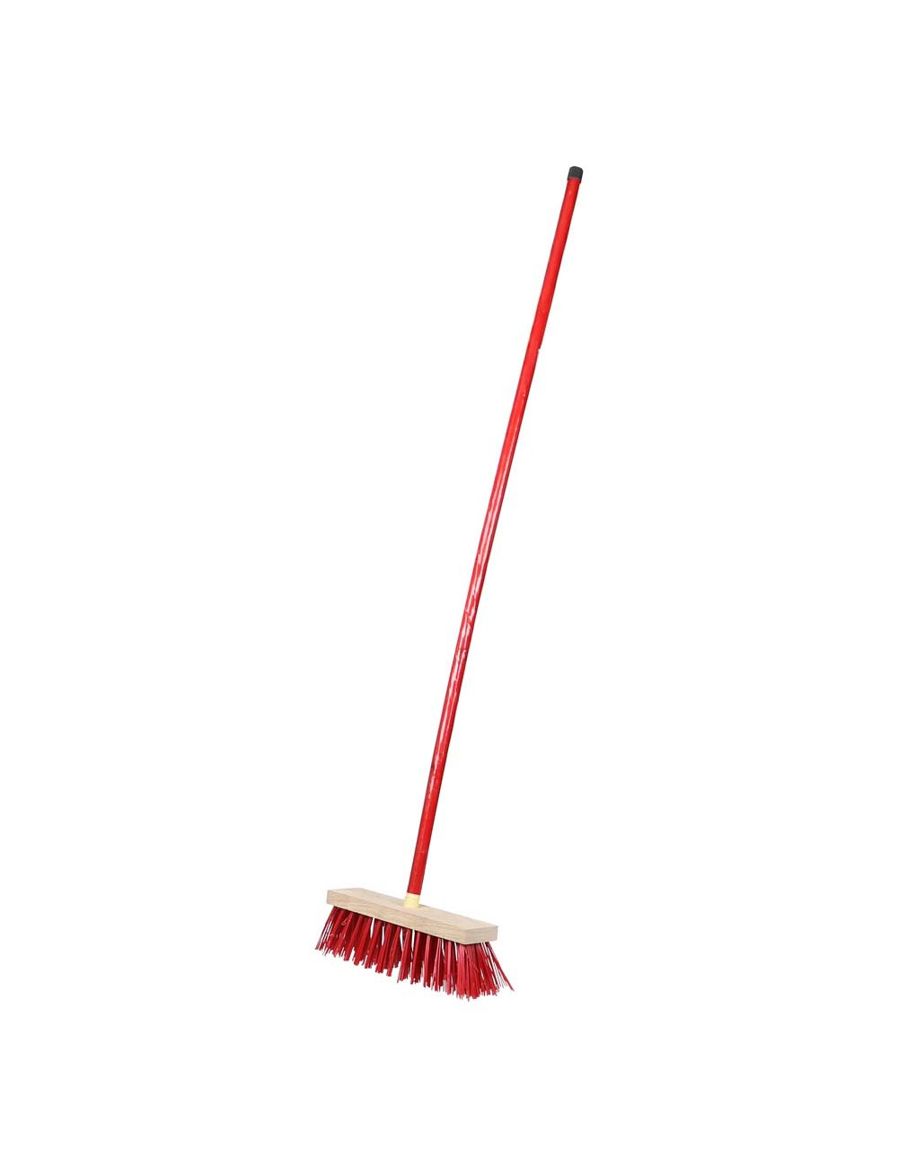 RED HARD BROOM BRUSH 30 CM 6 ROWS