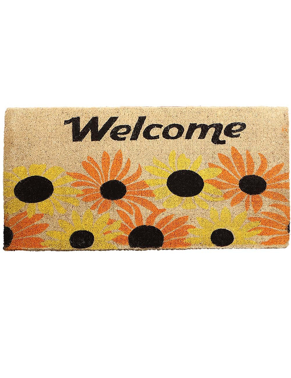 624303 FIBER DOOR MAT BLEACHED 60 X 120 CM