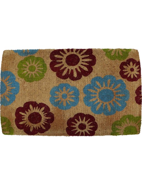 624302 FIBER DOOR MAT BLEACHED 60 X 100 CM