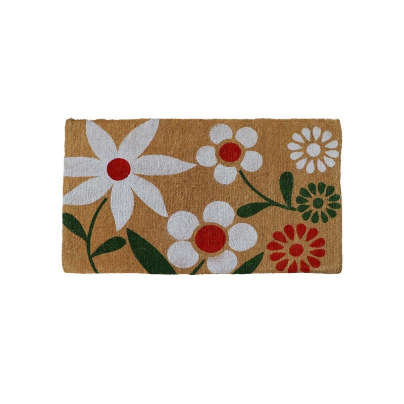 624305 FIBER DOOR MAT BLEACHED 90 X 180 CM