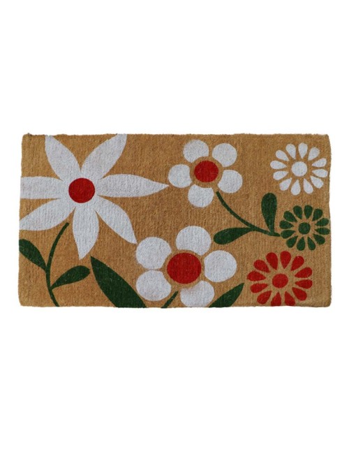 624305 FIBER DOOR MAT BLEACHED 90 X 180 CM