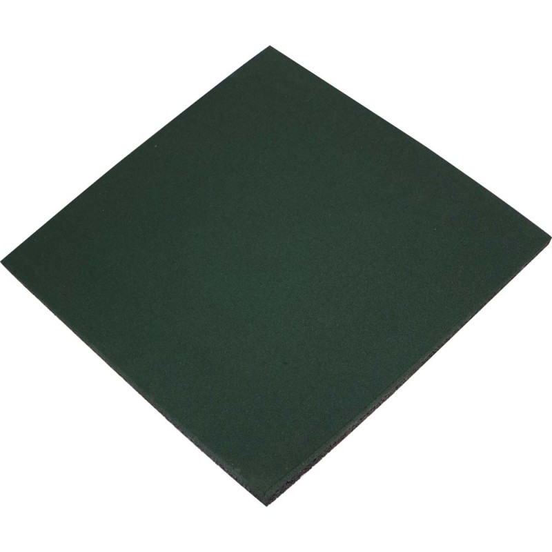 PLAYGROUND RUBBER MAT 50 x 50 x 2 CM GREEN