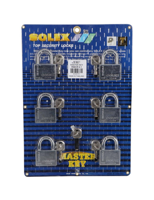MODEL :R50CR PADLOCK SET